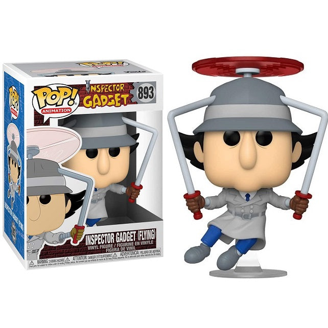 Funko Pop ! Animation - (893) Inspector Gadget (Flying) Figure Ispettore Vinyil