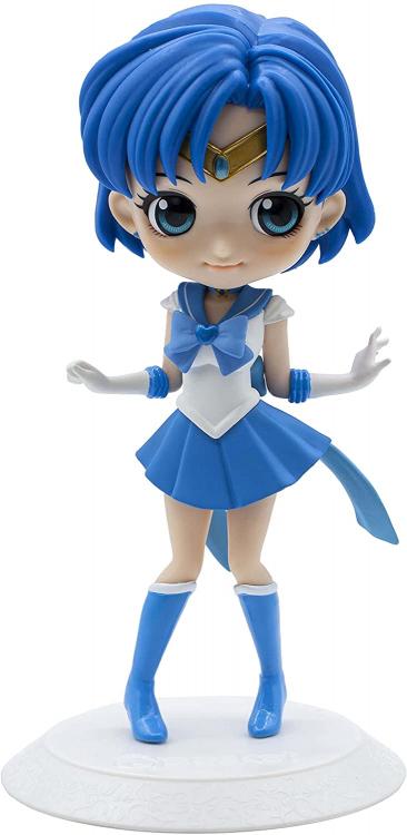 BANPRESTO Q POSKET ETERNAL THE MOVIE  - SAILOR MOON MERCURY A STATUA FIGURE 14CM