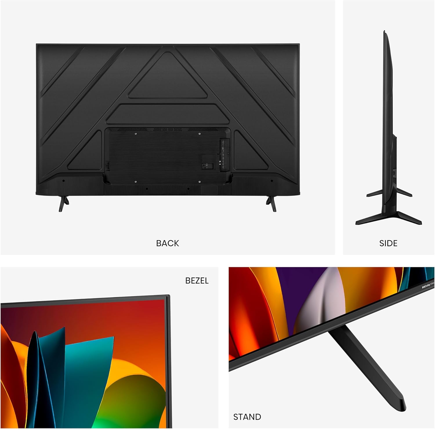 Hisense Smart TV 50" UHD 4K Ultra HD 50A6N Led Android Wi-Fi Hdr NERO