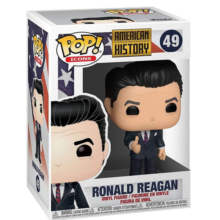 Funko Pop Funko Pop American History 49 - Ronald Reagan Statuetta Vinyl Figure