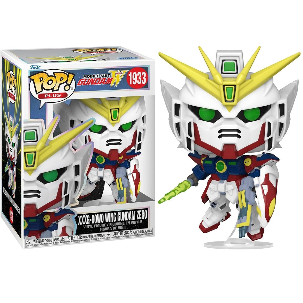 Funko Pop ! Plus - Mobile Suit Gundam Wing (1933) XXXG-00W0 Wing Zero Vinyl Figure 9cm