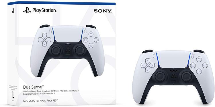 Sony Controller Dualsense Playstation 5 White Pad Ps5 Wireless Pad Bianco