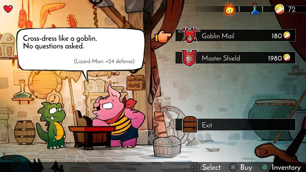 Wonder Boy: The Dragon's Trap Ps5 Gioco Playstation 5 Sigillato Eu