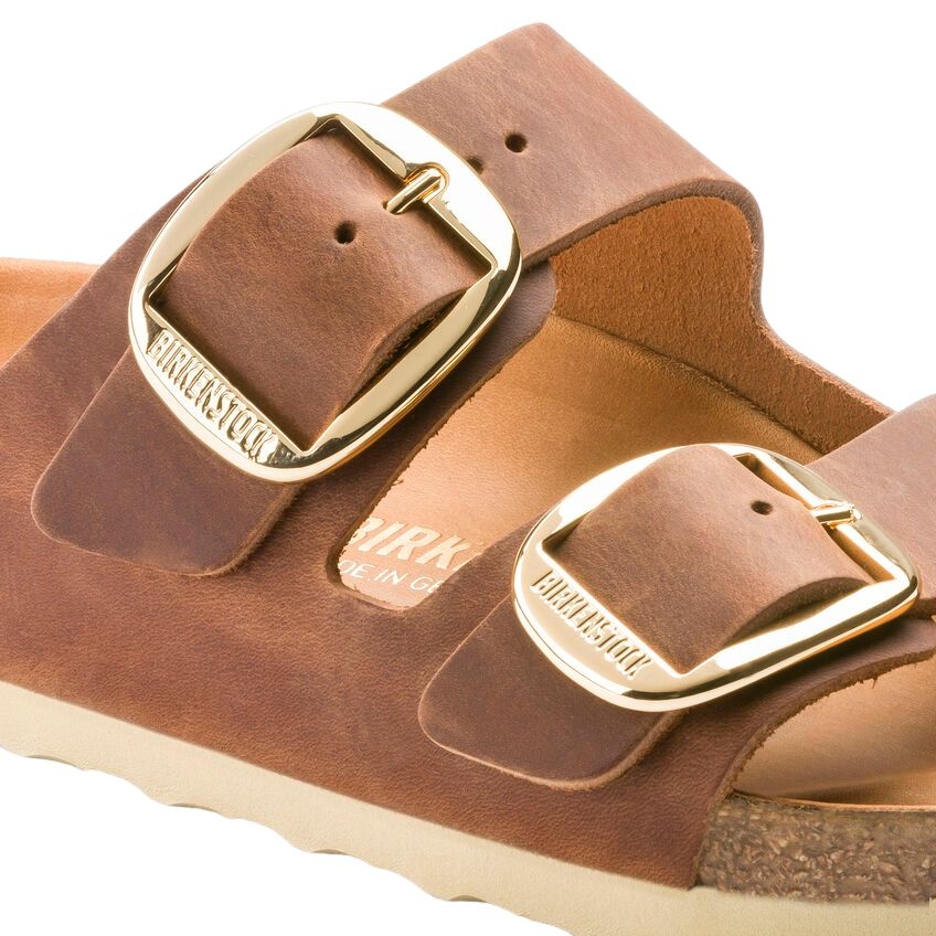 Sandali Arizona Big Buckle Donna Cognac