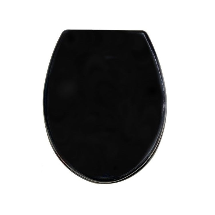 COPRIWATER UNIVERSALE NERO TINTA UNITA MDF RESISTENTE CERNIERE ACCIAIO WC BAGNO