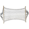 AMACA CLASSICA BAMBINI RETE COTONE GIARDINO CAMPEGGIO ASSE LEGNO CORDA 100X150