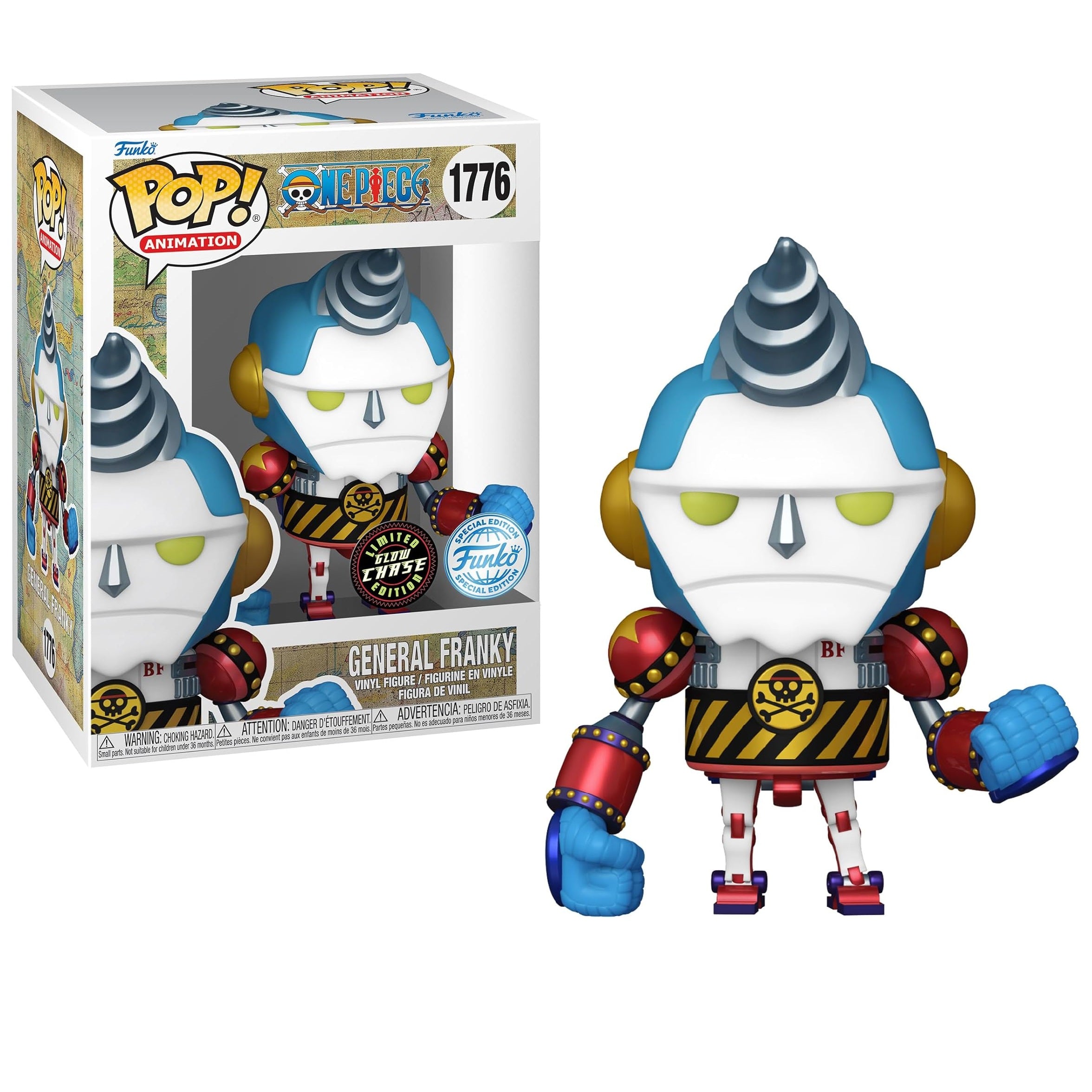 Funko Pop! Animation - One Piece (1776) General Franky Chase 9Cm Special Edition