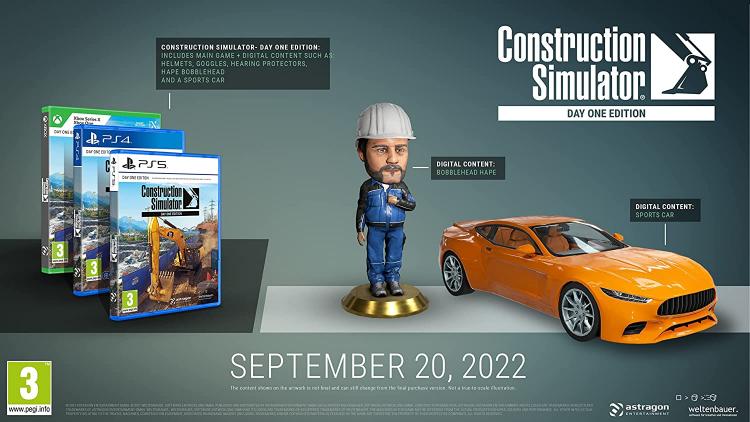 Construction Simulator (Day One Edition) Ps5 Gioco Ita Playstation 5 Nuovo