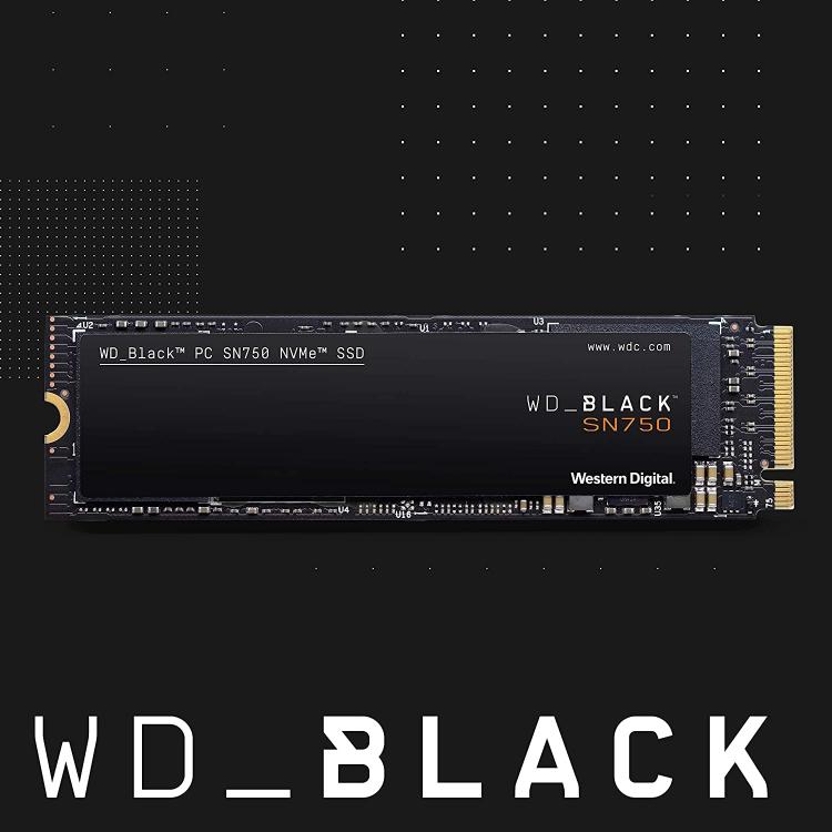 Western Digital Ssd Interno Gaming 250Gb Sn750 M.2 Wd Black Pcie Nvme 3.0