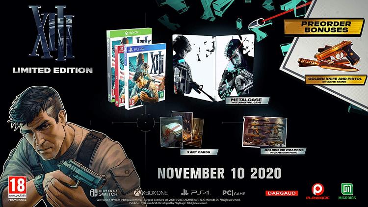 Xiii Remastered Limited Edition Gioco Xbox One Italiano Nuovo Videogioco Azione