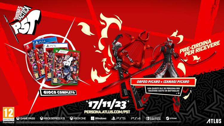 Persona 5 Tactica Launch Edition Ps4 Gioco Playstation 4 Italiano Nuovo Ps5 Up
