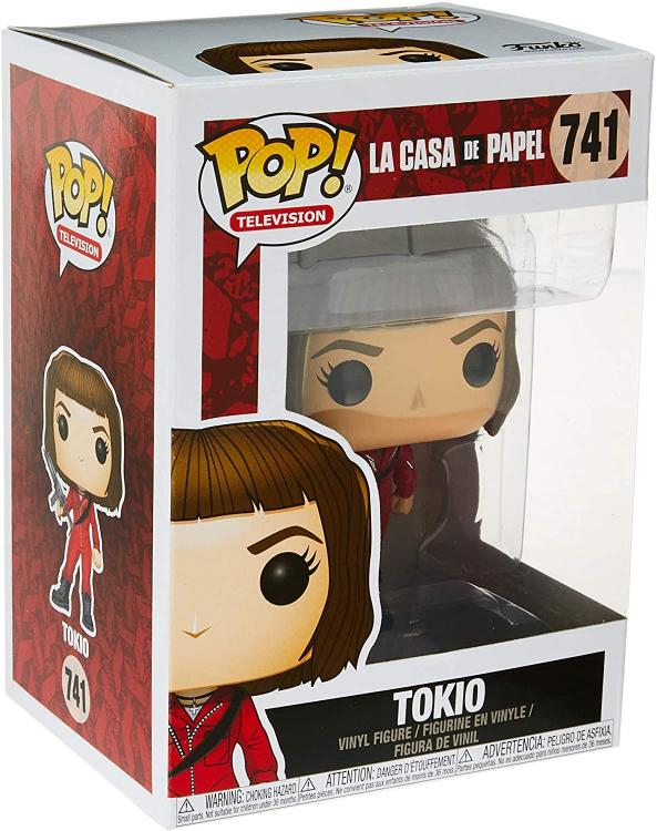 Funko Pop ! La Casa De Papel (741) Tokio Figure Vinyl La Casa Di Carta Tokyo