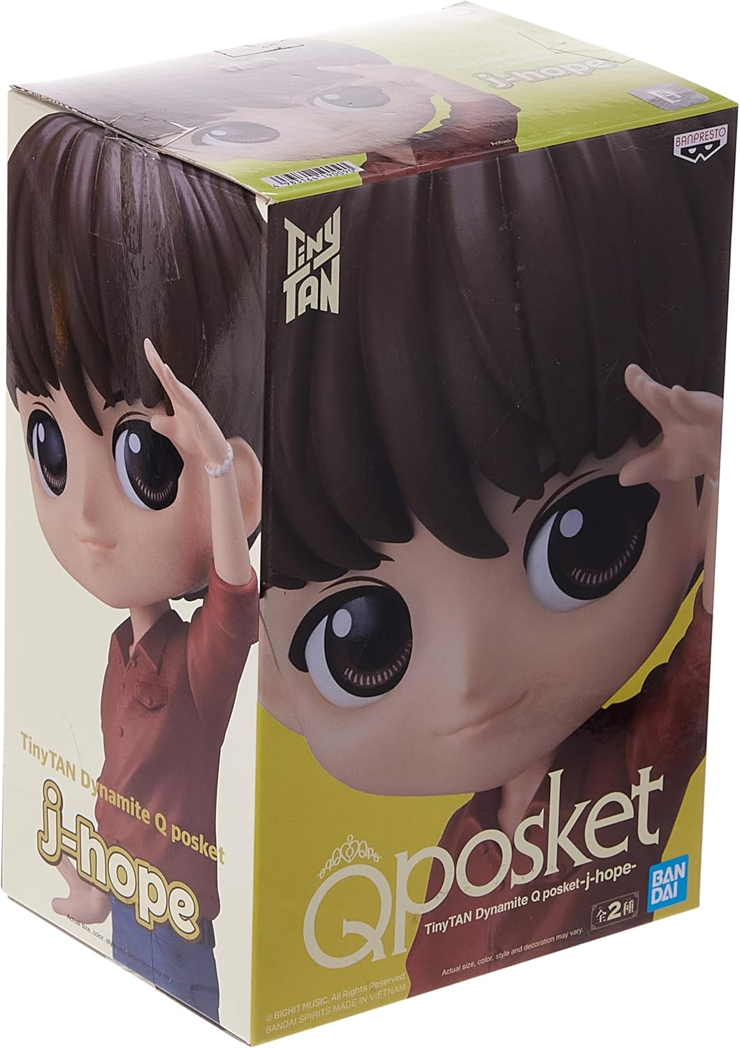 Banpresto TINYTAN Dynamite - J-Hope - Q Posket 14cm Statua KPOP Nuova