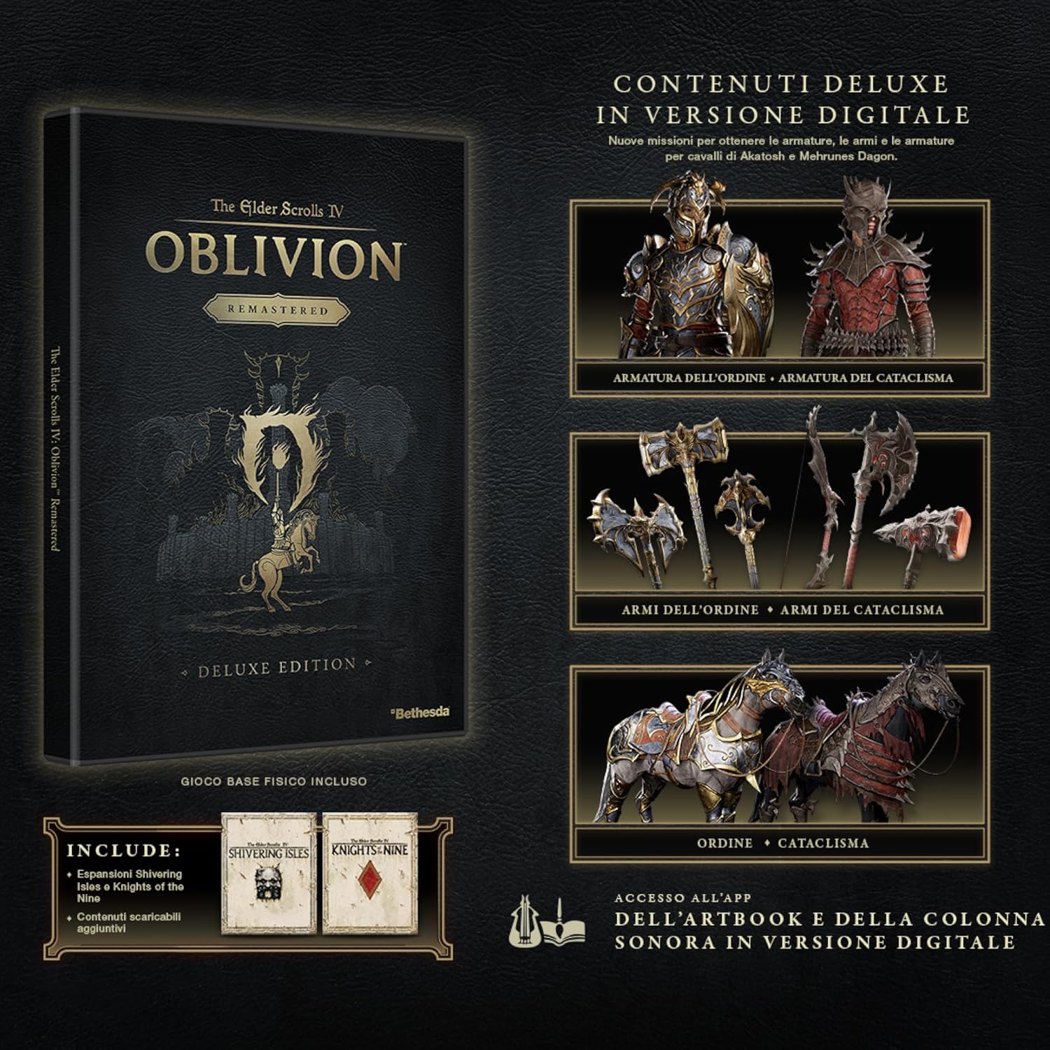 The Elder Scrolls IV: Oblivion Remastered Deluxe Edition Ps5 ITA Playstation 5