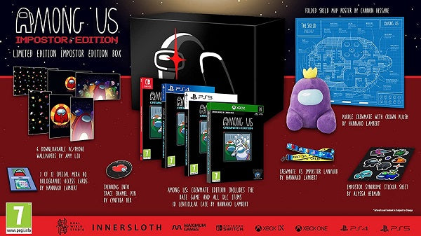 AMONG US IMPOSTOR EDITION LIMITED EDITION NINTENDO SWITCH VIDEOGIOCO ITALIANO