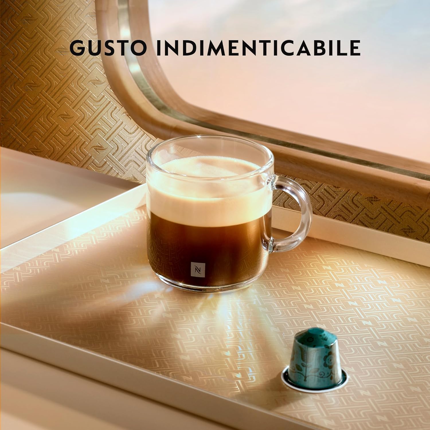 De'Longhi Inissia EN80.B Macchina da Caffè Espresso Regolabile a Capsule Nespresso - Nero (Black)