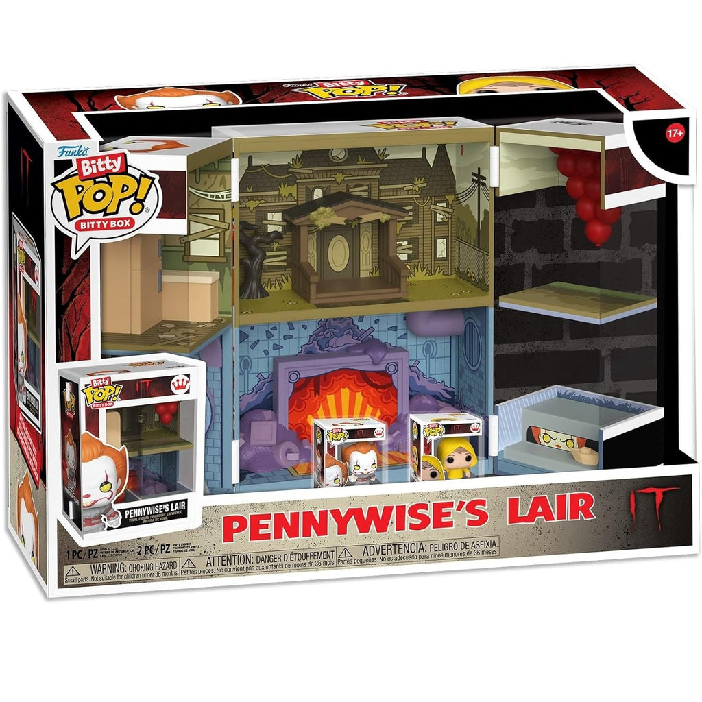 Funko Bitty Pop ! Bitty Box - Pennywise's Lair - It il Pagliaccio Figure Scene