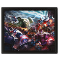 Pyramid - Marvel Frame 3D Future Fight (Heroes Assault Avengers) Quadro Poster