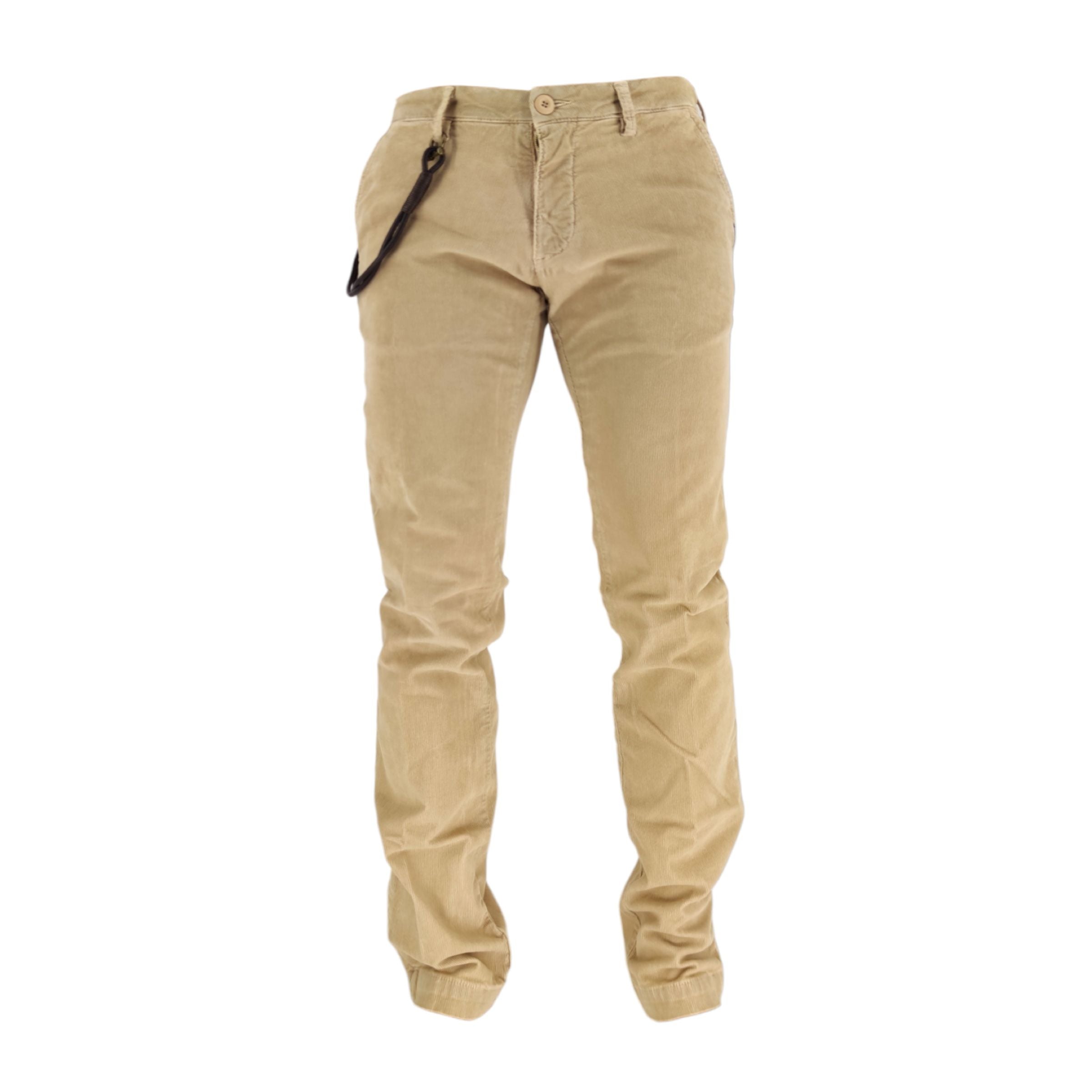 Pantaloni Carnaby Velvet Uomo Stone