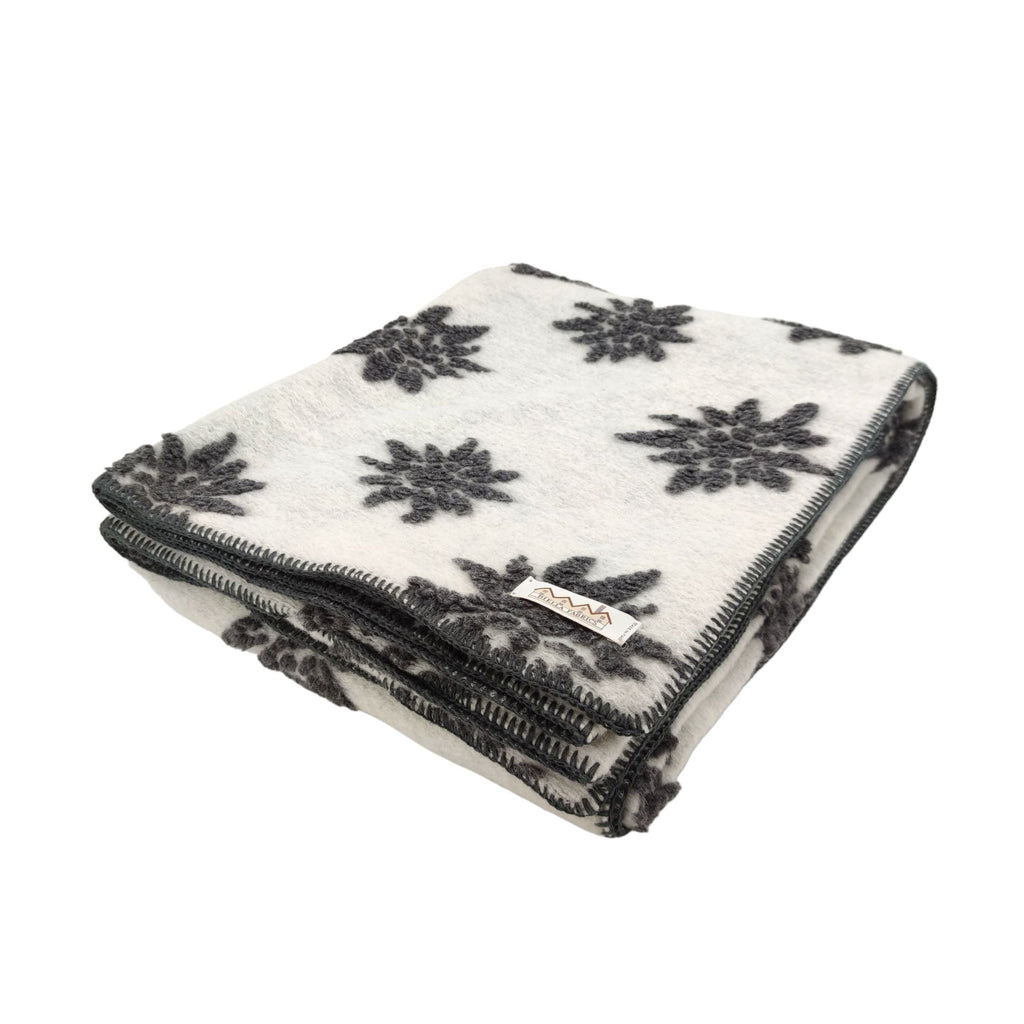 Coperta Stella Bianco/Ardesia