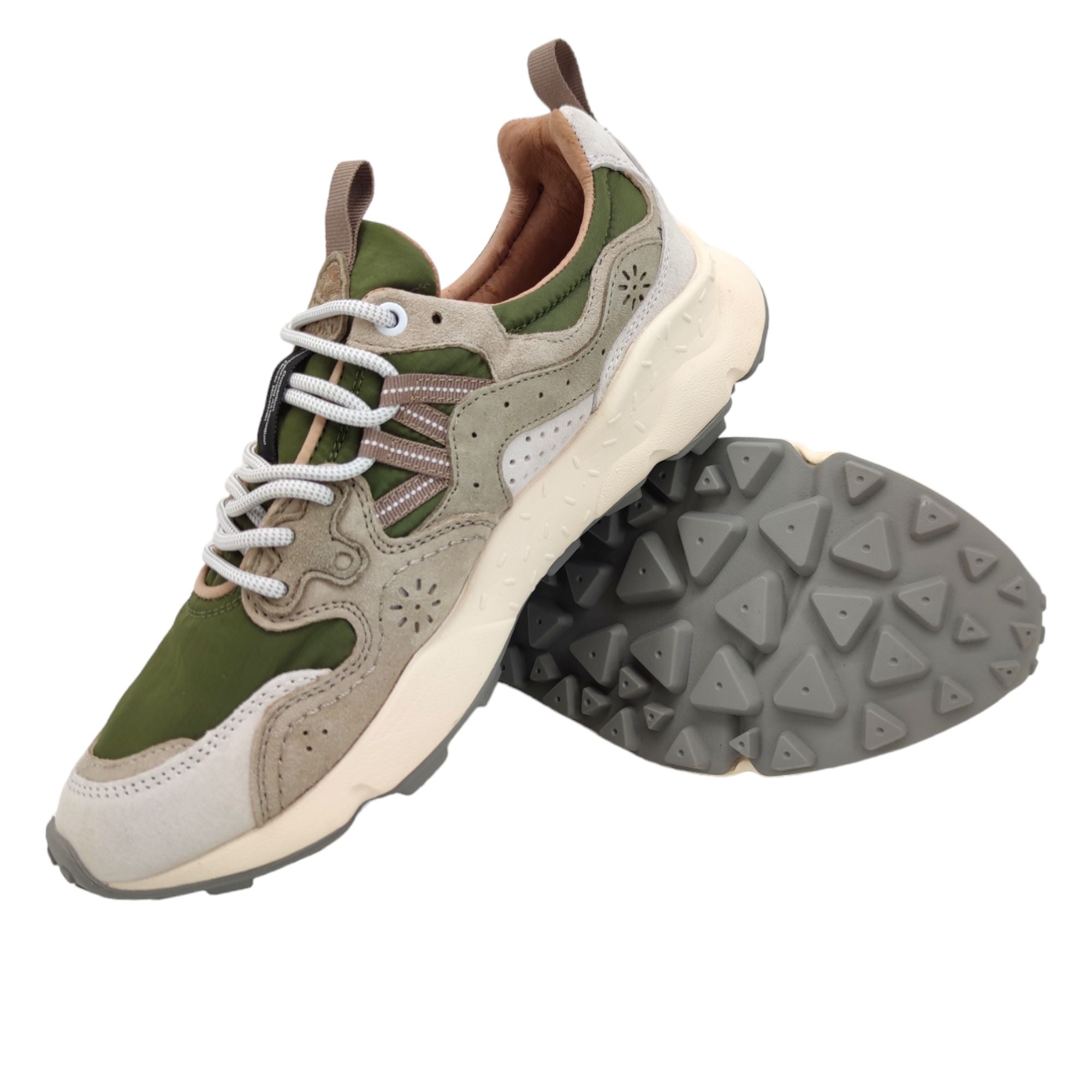 Scarpe Yamano 3 Uomo Off White/Military/Green