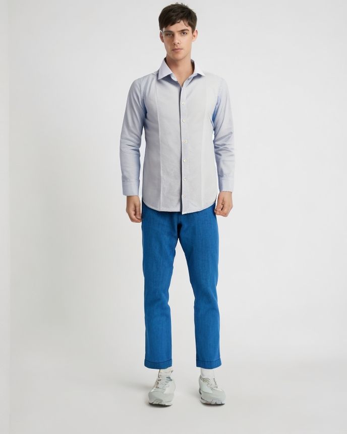 Pantaloni Greg Jeans Uomo Blue Denim