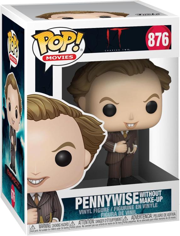 Funko Pop ! Movies It (876) Pennywise Without Make Up Figure 9Cm Film Horror