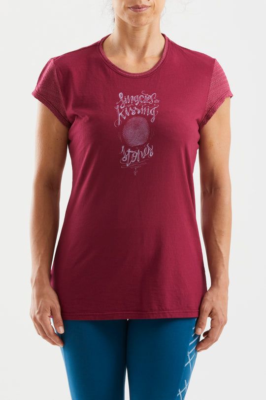 T-shirt Kiss 2.4 Donna Magenta
