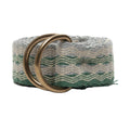 Cintura Buckle Donna Green/Light Grey