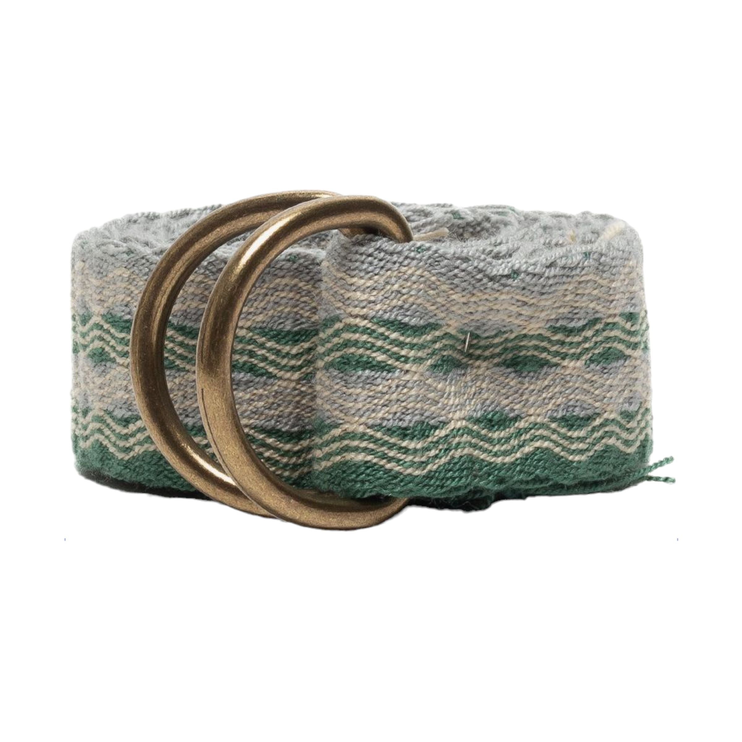 Cintura Buckle Donna Green/Light Grey