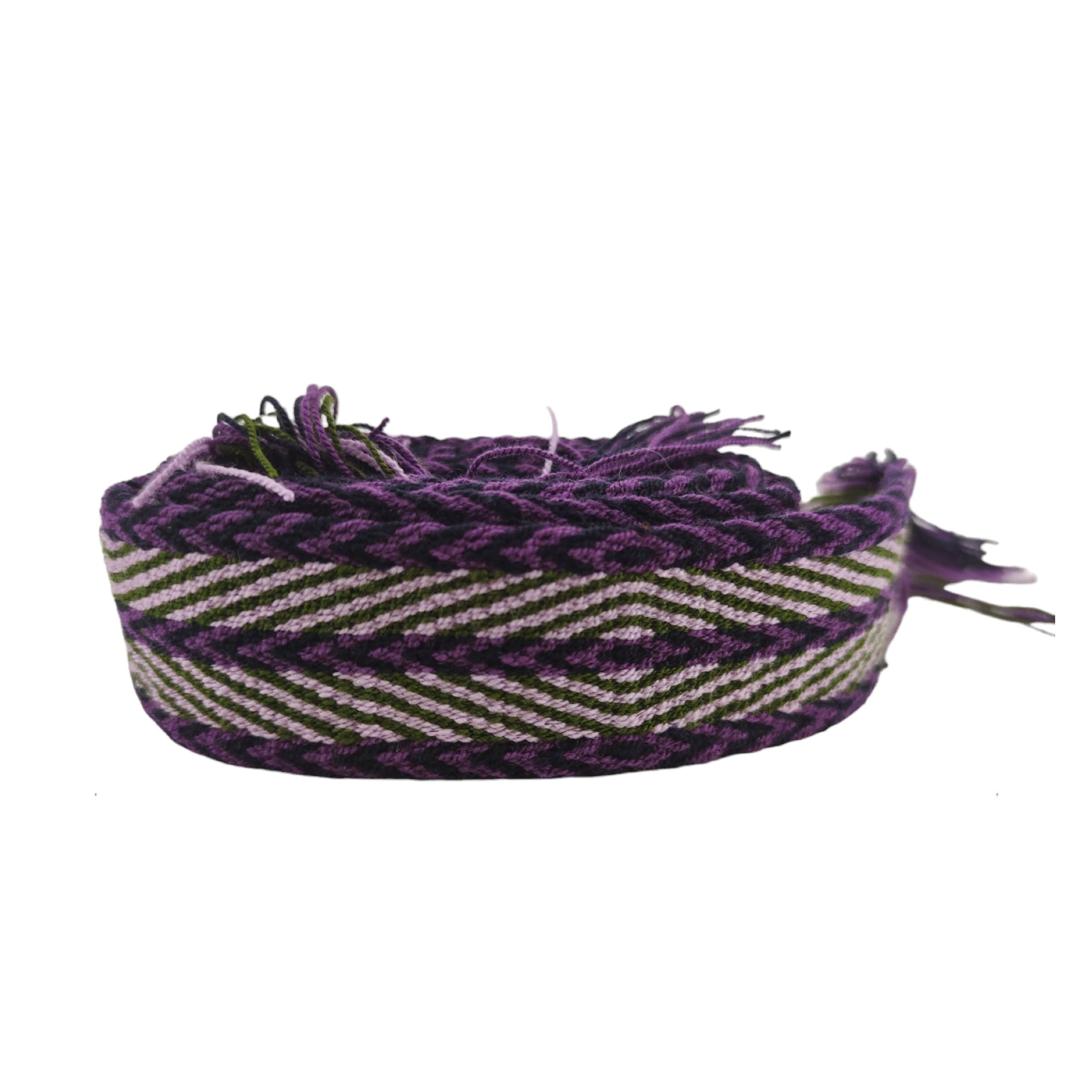 Cintura Fringes Donna Fuschia/Green