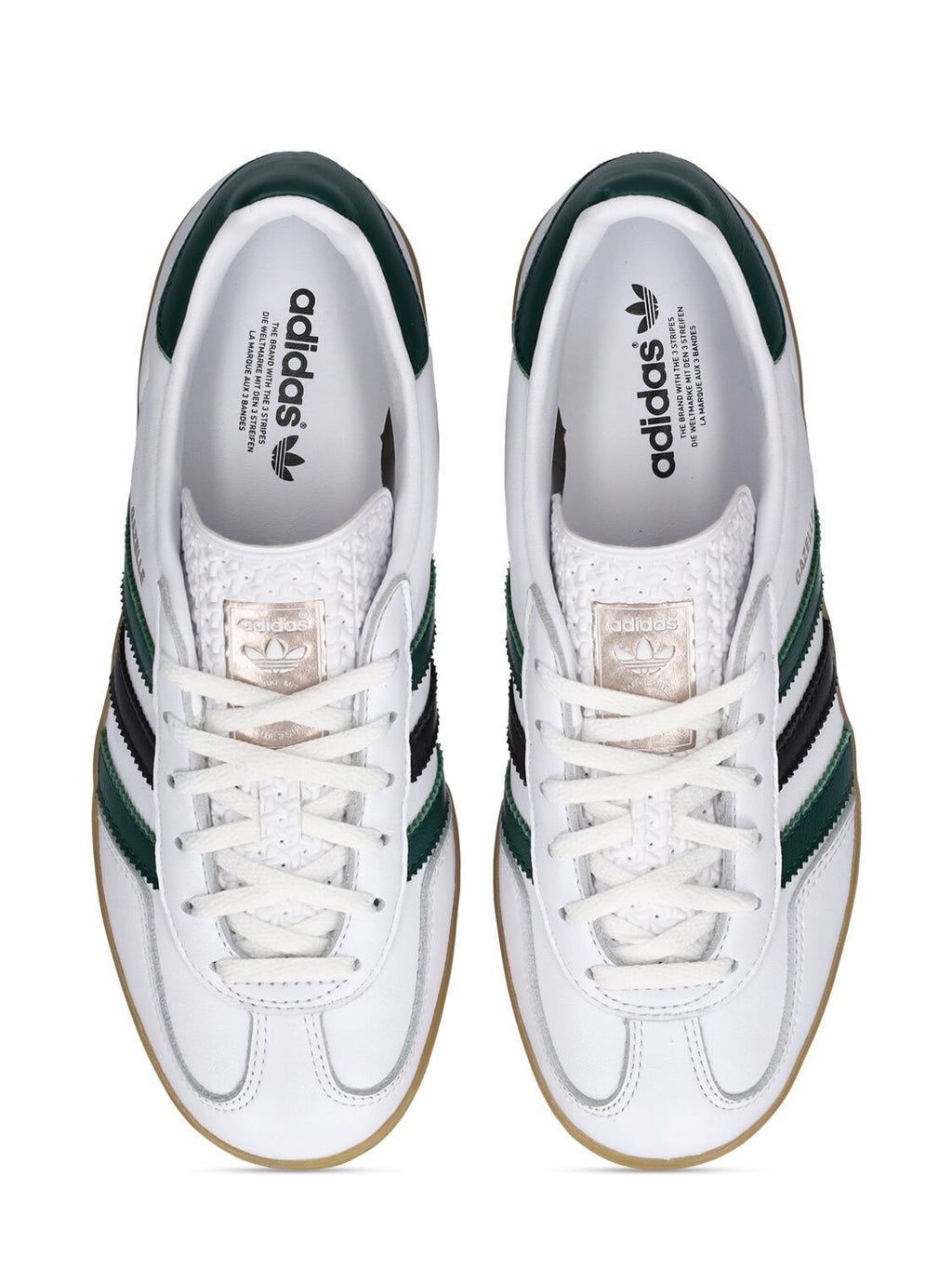 Scarpe Gazelle Indoor donna Cloud White/Collegiate Green/Core Black