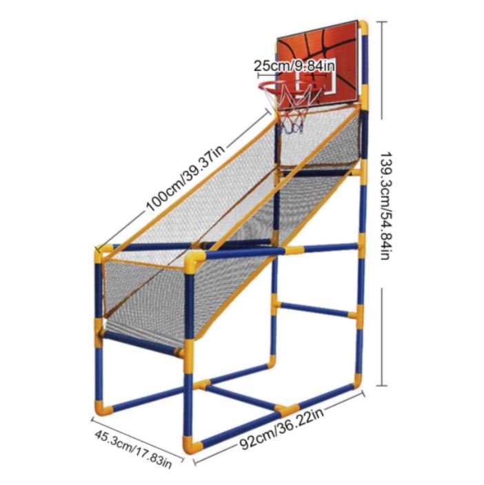 Gioco Canestro Basket Arcade Palla A Canestro Sala Giochi Con Pallone Gonfiatore