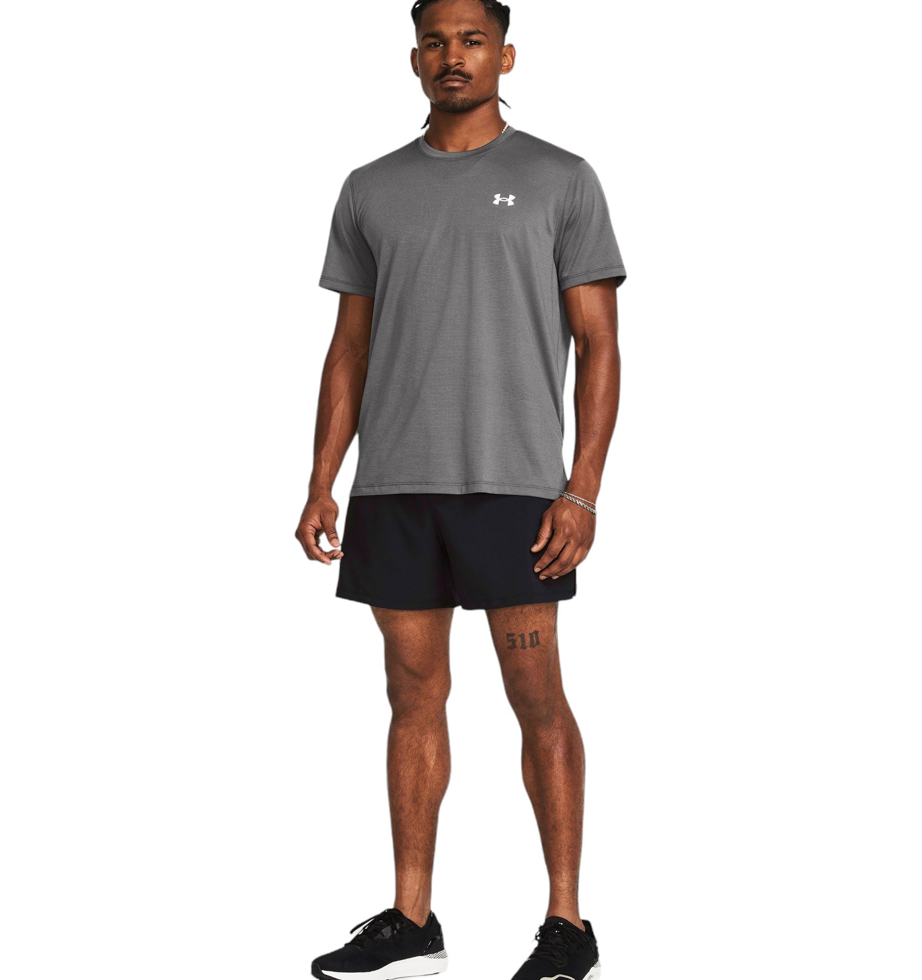 Pantaloncini Launch Unlined 5IN Uomo Black/Reflective