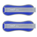 Coppia Pesi Per Caviglie/Polsi Sabbia Sport Fitness Cavigliere Da 1kg (2kg) Blu