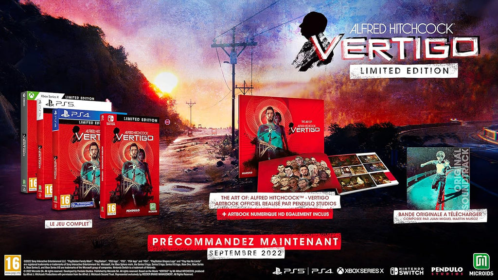 Alfred Hitchcock Vertigo  Limited Edition Ps4 Playstation 4 Italiano Sigillato