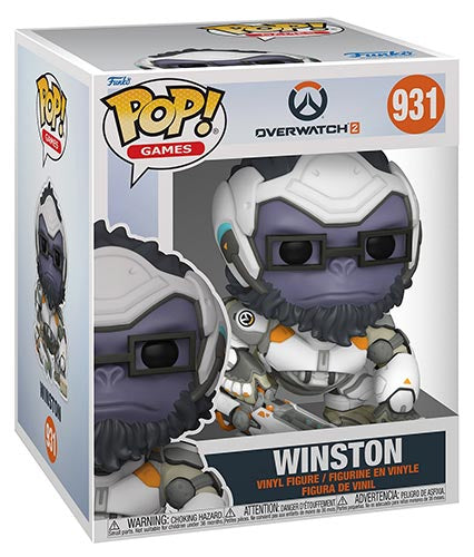Funko Pop ! Games Deluxe Overwatch 2 - (931) Winston Figure Videogioco 9Cm