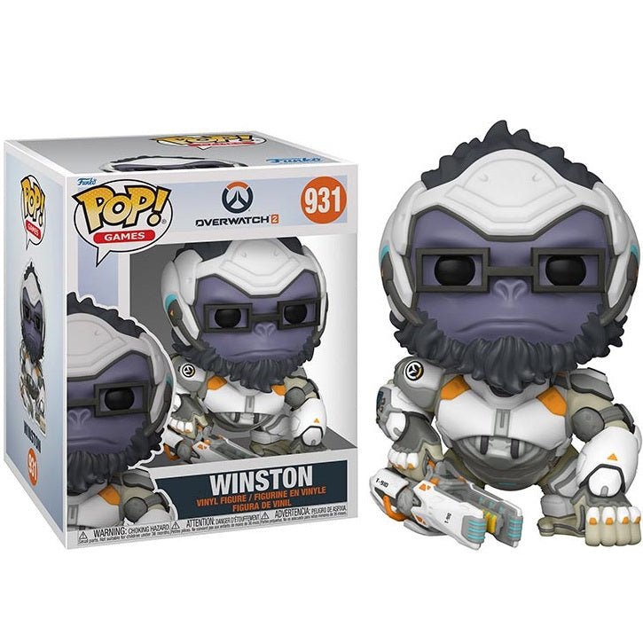Funko Pop ! Games Deluxe Overwatch 2 - (931) Winston Figure Videogioco 9Cm