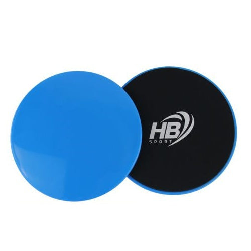 Dischi Di Scorrimento Pilates Fitness Yoga Slider Disco Scorrevole Pavimento Blu