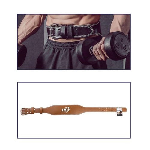 CINTURA SOLLEVAMENTO PESI COLOR CUOIO ALLENAMENTO BODYBUILDING FASCIA LOMBARE XL