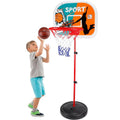 Set Canestro Basket Cerchio Rete + Palla Con Base Tabellone Gioco Bambini |120Cm