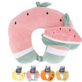 Cuscino Da Viaggio Collo Cervicale In Tessuto Memory Foam Relax Auto Treno Aereo 94974