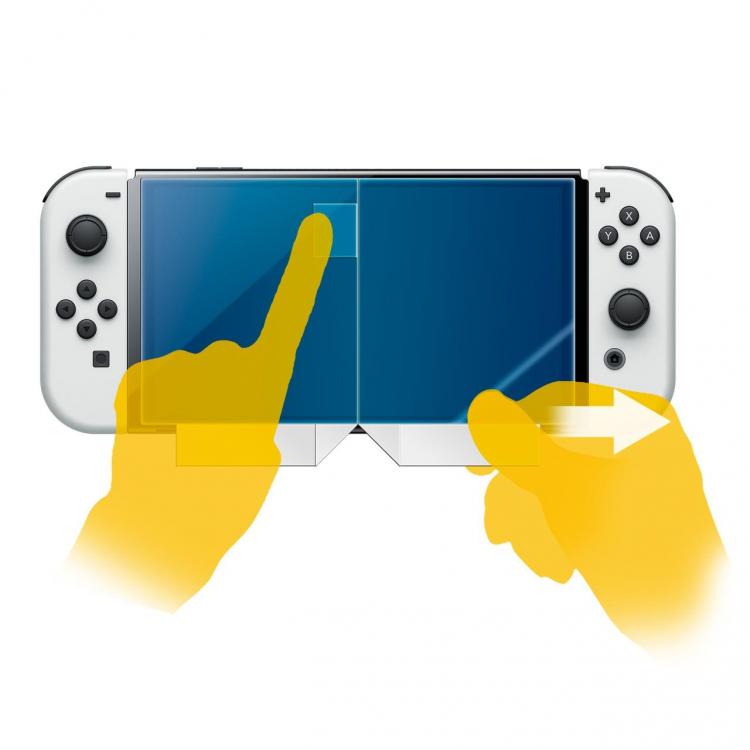 Nintendo Switch Pellicola Protettiva Anti Graffio Screen Protector Schermo Led