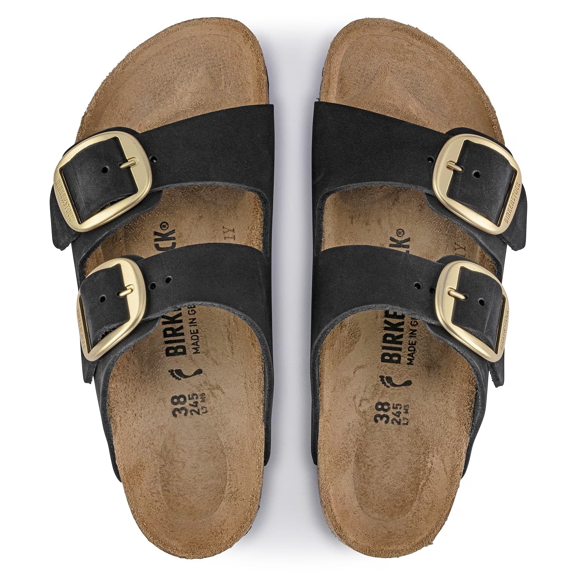 Sandali Arizona Big Buckle Donna Black