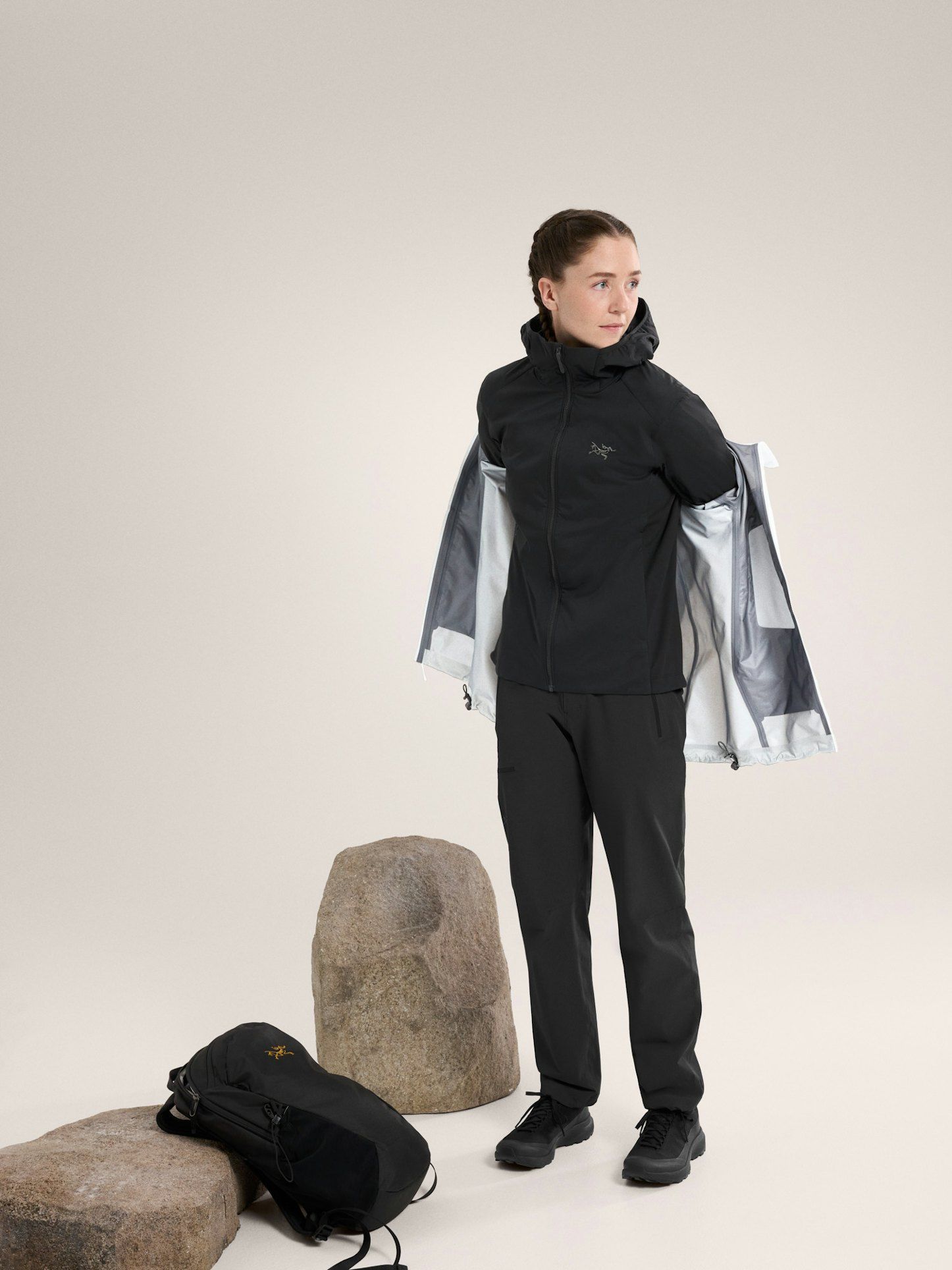 Giacca Atom Hoody Donna Black