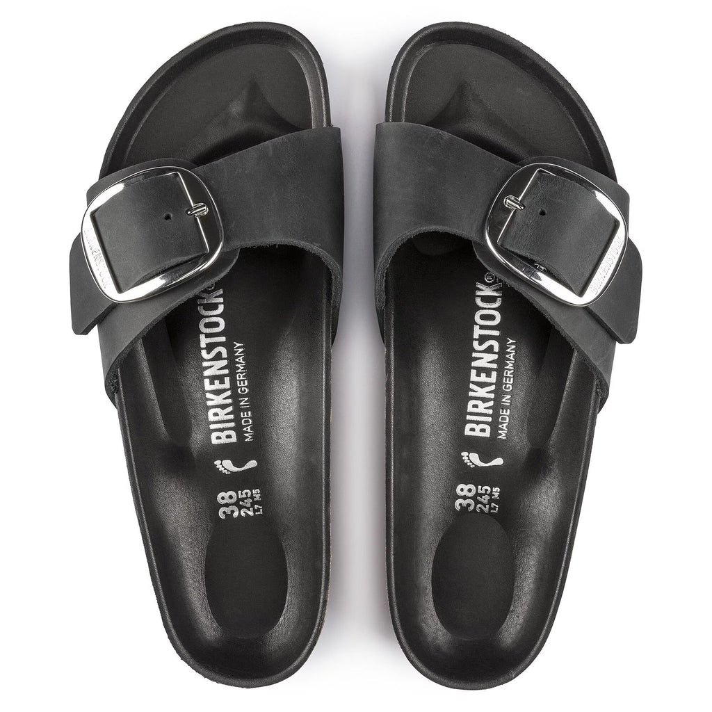 Sandali Madrid Big Buckle Donna Black