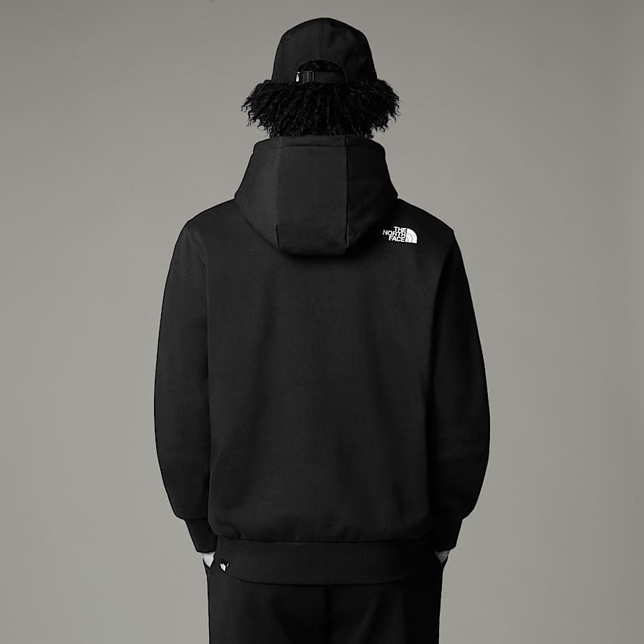 Maglia Fine Hoodie Uomo Black