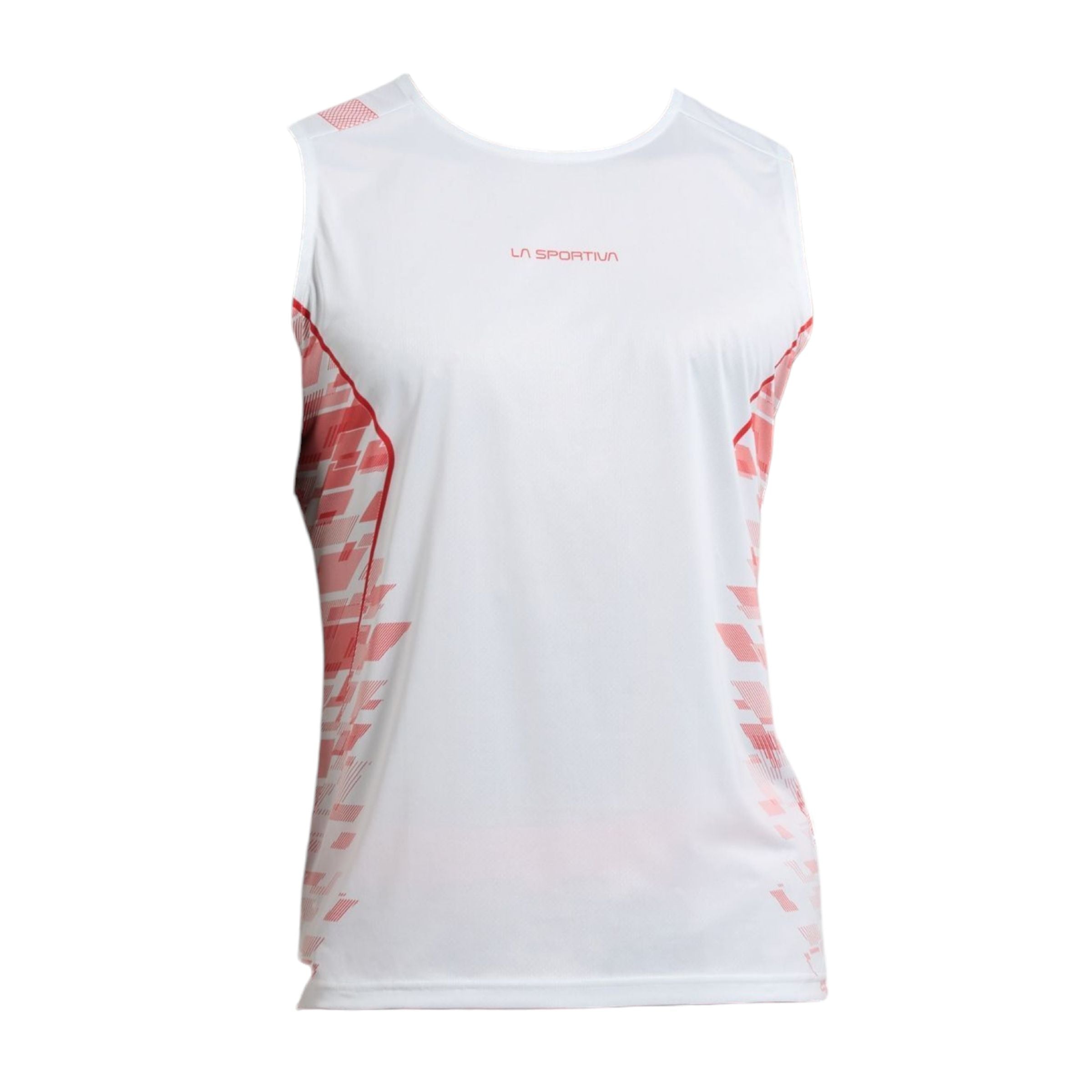 Canotta Pacer Uomo Chalk/Muntain Red