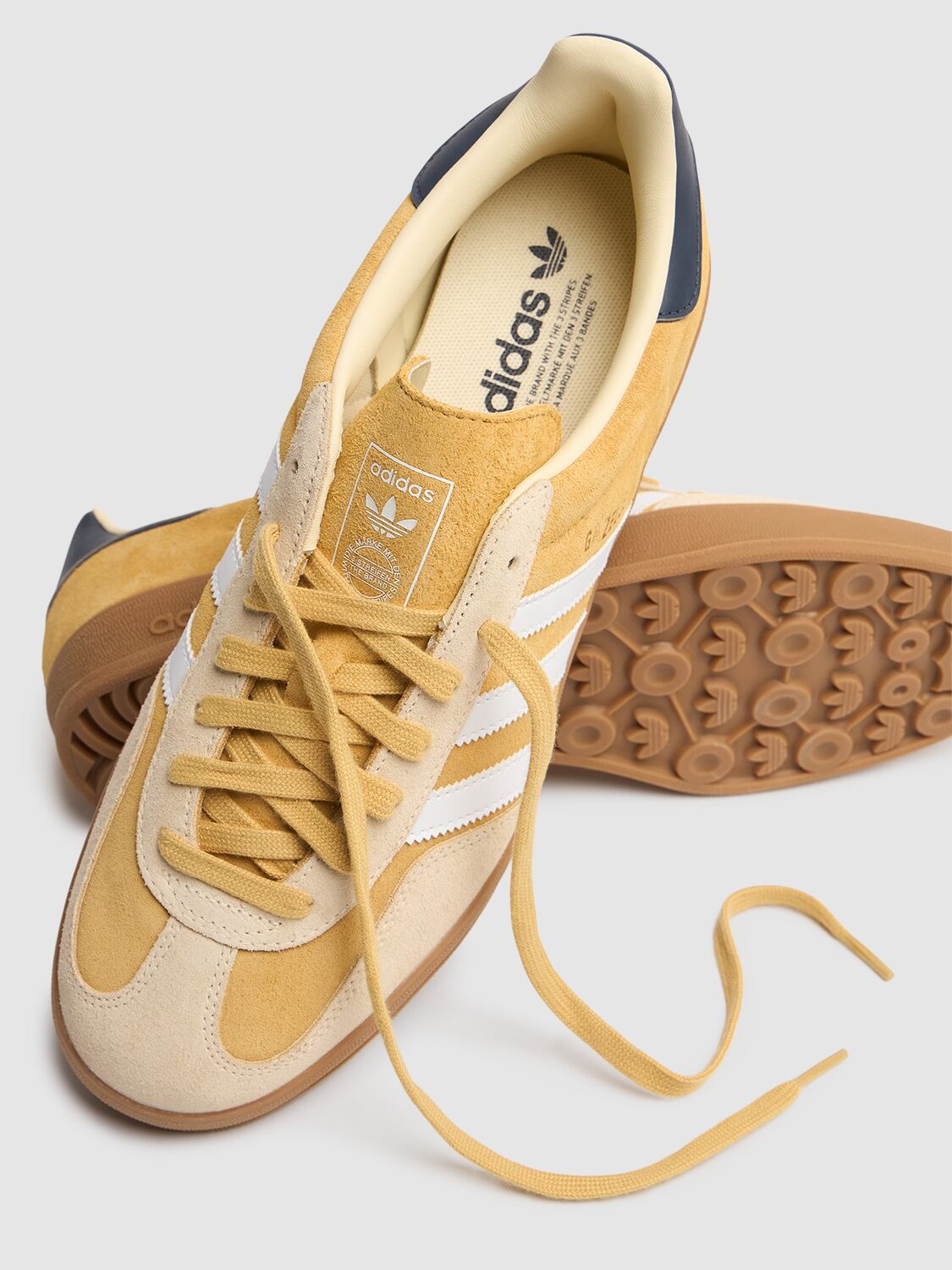 Scarpe Gazelle Indoor Uomo Oats/Footwear White/Shadow Navy