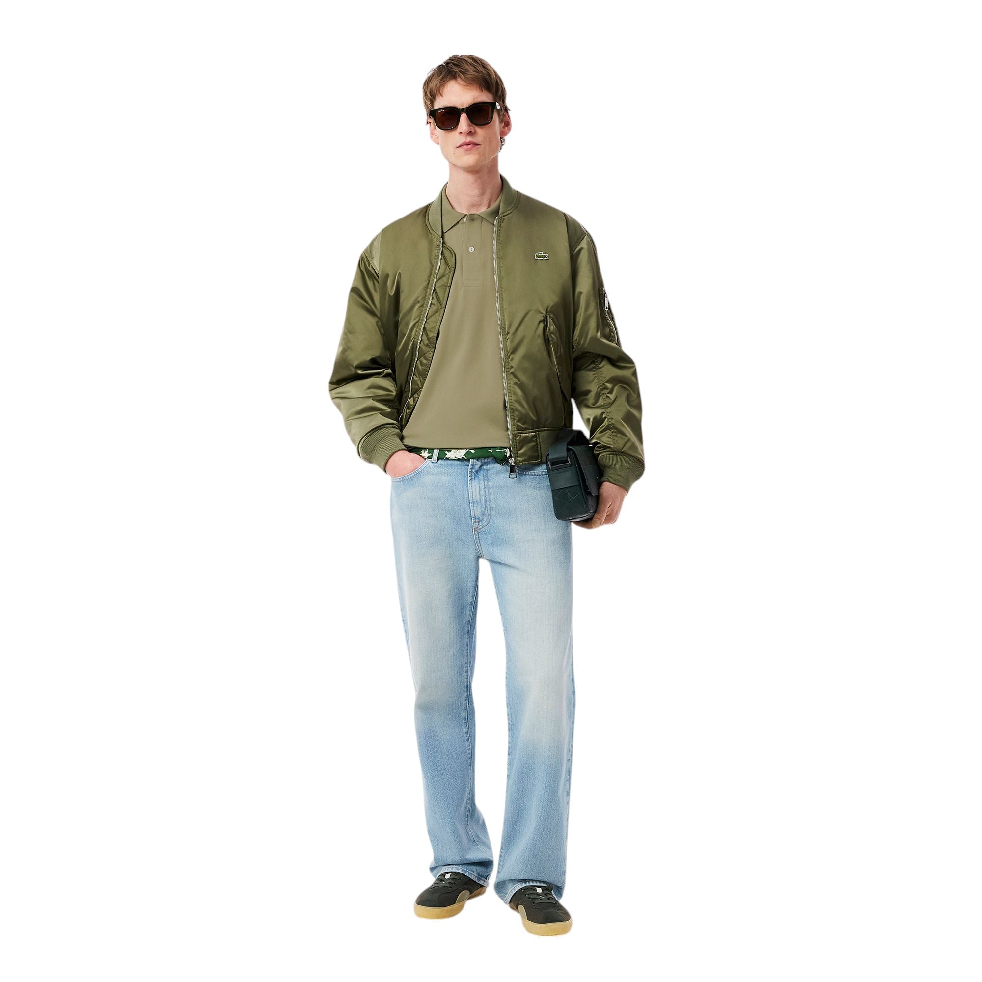 Polo Classic Fit Uomo Verde Cachi